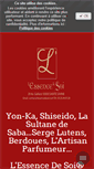 Mobile Screenshot of lessencedesoi.com