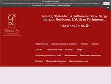 Tablet Screenshot of lessencedesoi.com